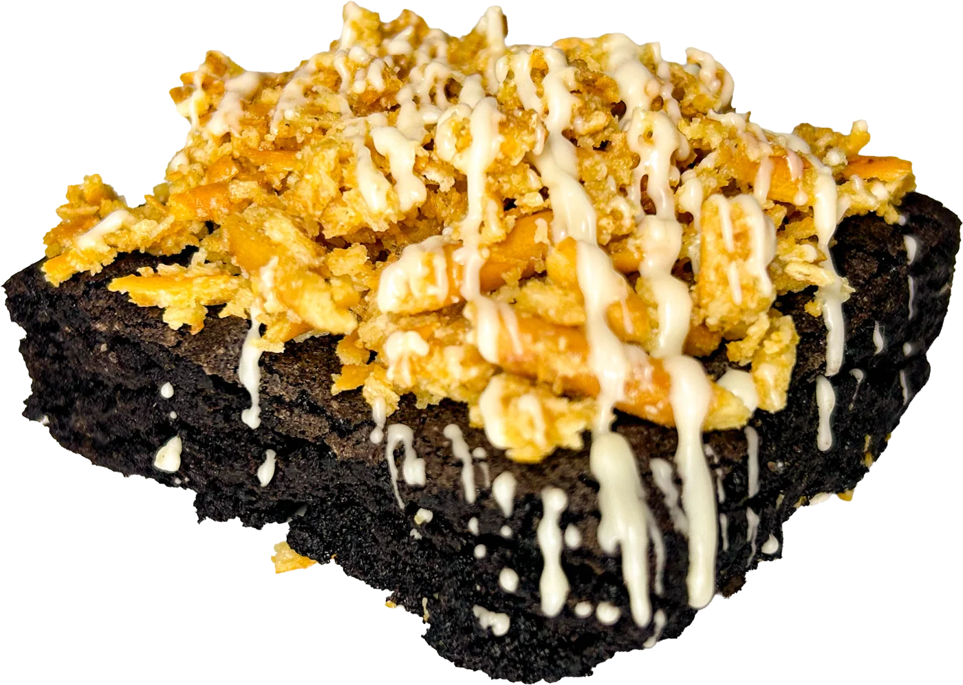 Pretzel Caramel brownie